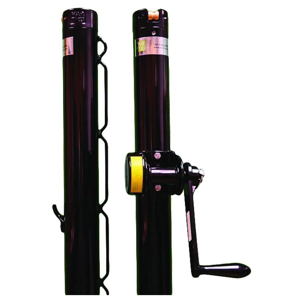 Advantage External Wind Round Net Post Court Equipment HAR TRU Black