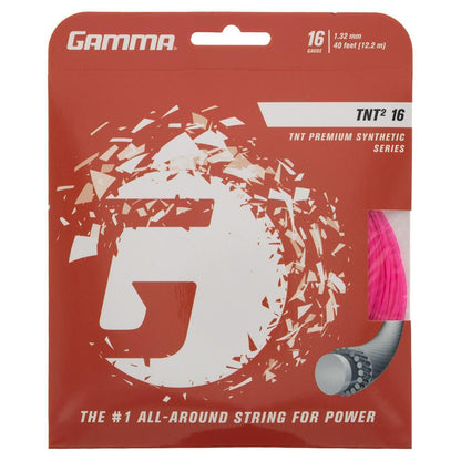 TNT2 16G Tennis String Strings GAMMA Pink