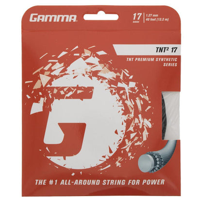 TNT2 17G Tennis String Strings GAMMA Black