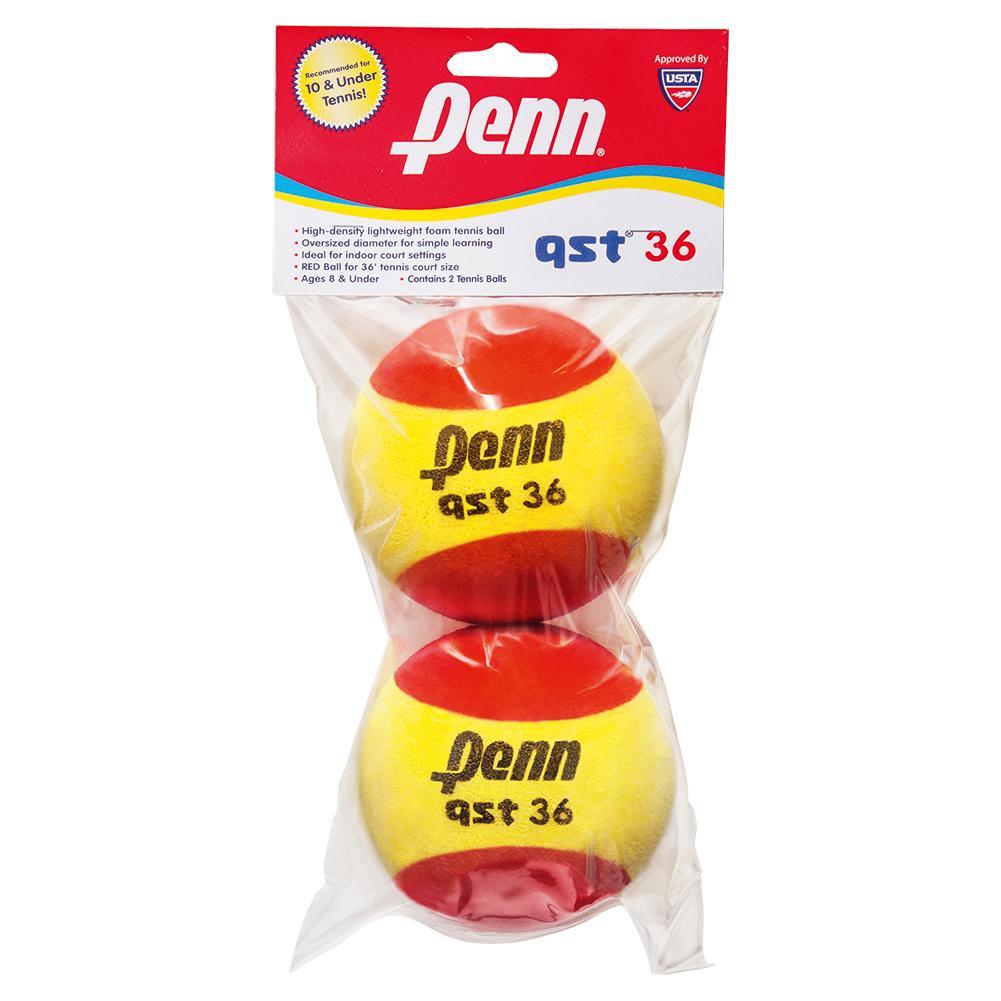 Qst 36 Foam 2 Tennis Ball Package Tennis Balls PENN Red