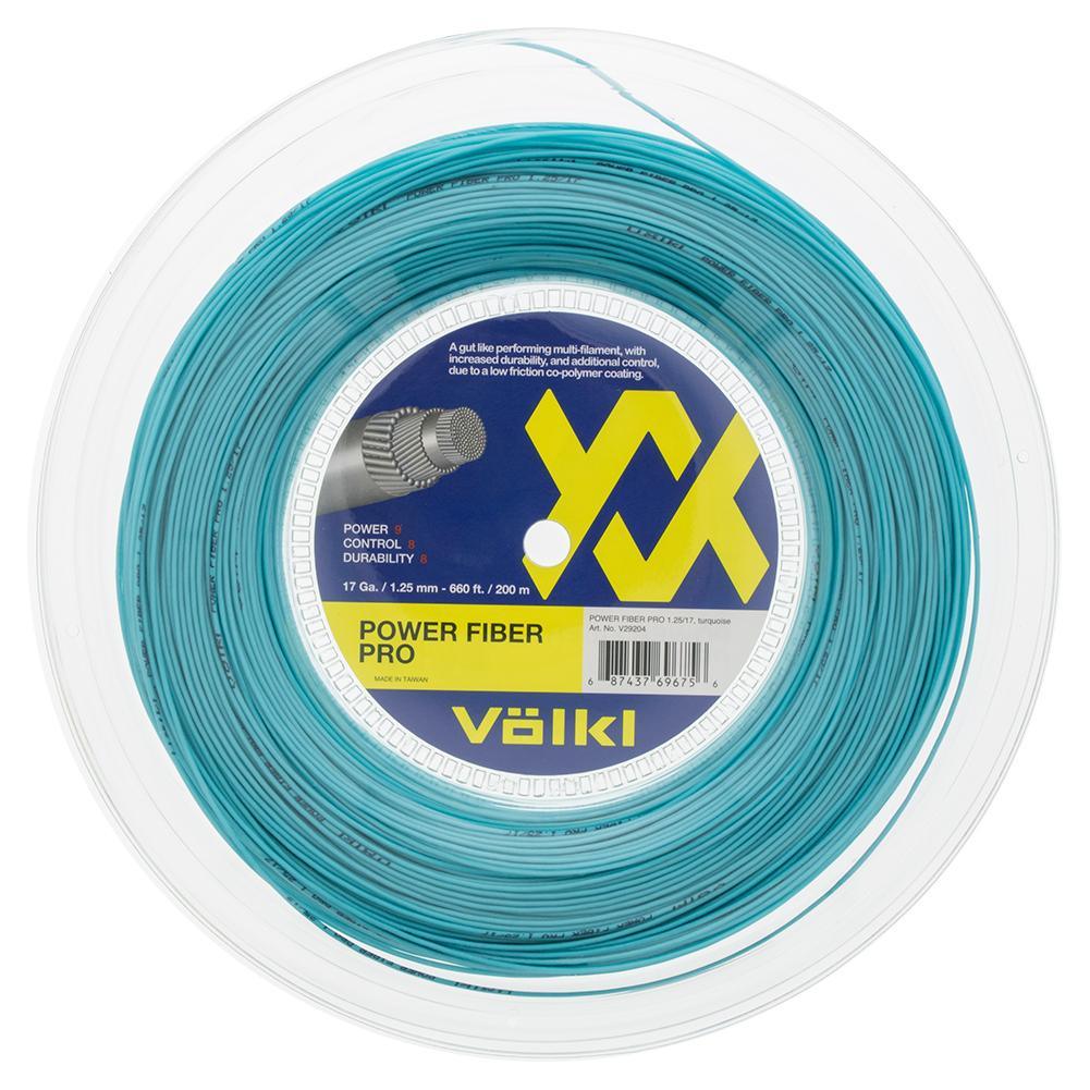 Power Fiber Pro Tennis String Reel Strings VOLKL Teal 16