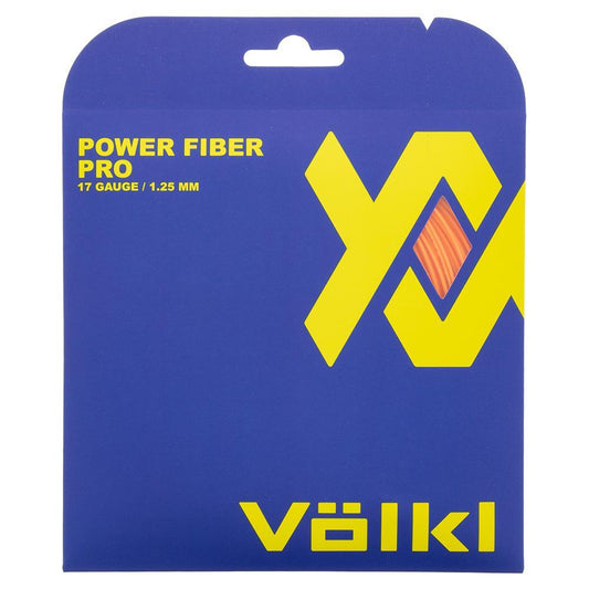 Power Fiber Pro Tennis String STRINGS VOLKL Orange 16