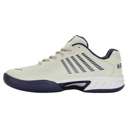 Men`s Hypercourt Express 2 2E Width Tennis Shoes Gray White Peacoat TOP TENNIS SHOES K-SWISS