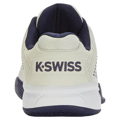 Men`s Hypercourt Express 2 2E Width Tennis Shoes Gray White Peacoat TOP TENNIS SHOES K-SWISS