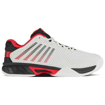 Juniors` Hypercourt Express 2 Tennis Shoes Bright White and Stretch Limo Top Tennis Shoes K-SWISS