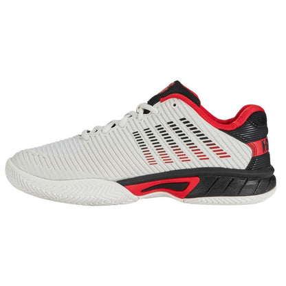 Juniors` Hypercourt Express 2 Tennis Shoes Bright White and Stretch Limo Top Tennis Shoes K-SWISS