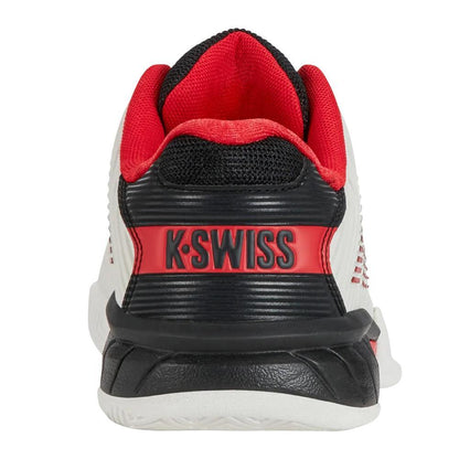 Juniors` Hypercourt Express 2 Tennis Shoes Bright White and Stretch Limo Top Tennis Shoes K-SWISS