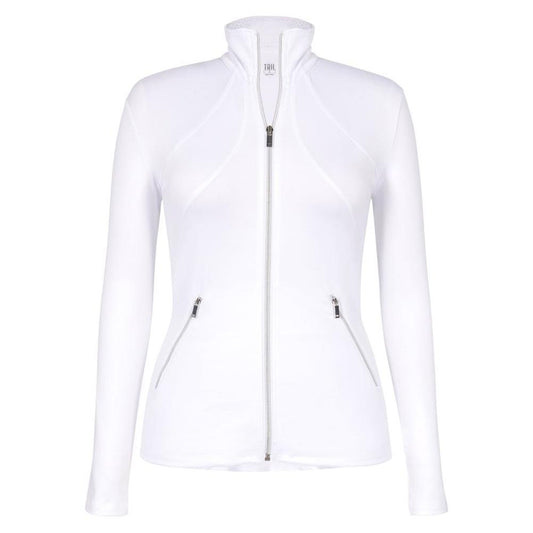 Women's Rachel Tennis Jacket Chalk Womens Apparel TAIL XS White