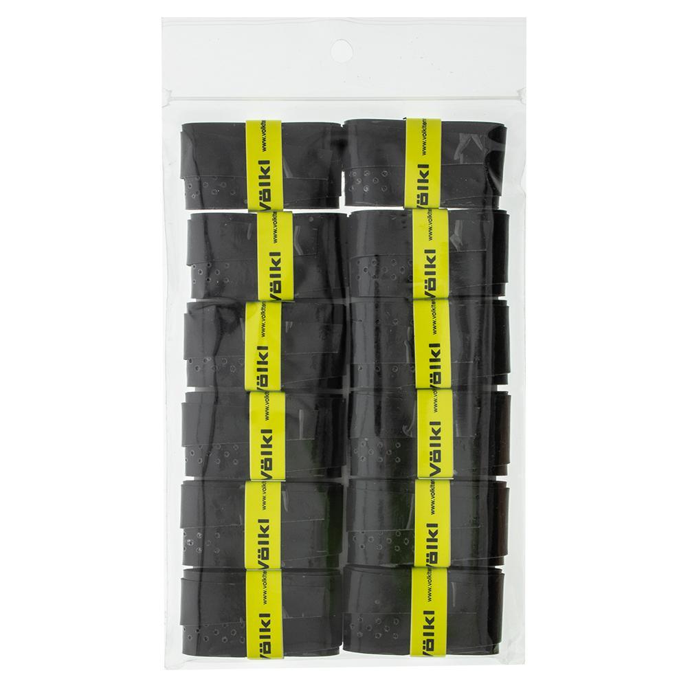Super Perf Tennis Overgrip 12 Pack Grips VOLKL Black