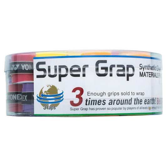 Super Grap Tennis Overgrip 36 Piece Bucket Grips YONEX Black