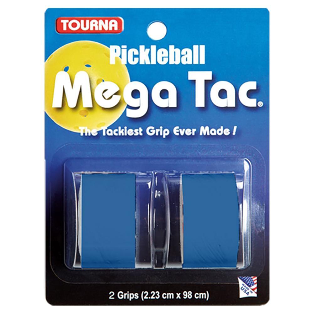 Mega Tac Pickleball Overgrip 2 Pack Pickleball Grips TOURNA Blue