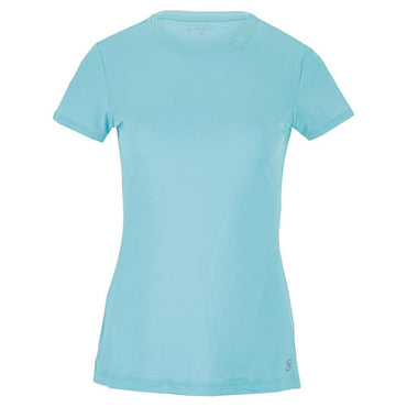Women's UV Short Sleeve Tennis Top Womens Apparel SOFIBELLA Air XS