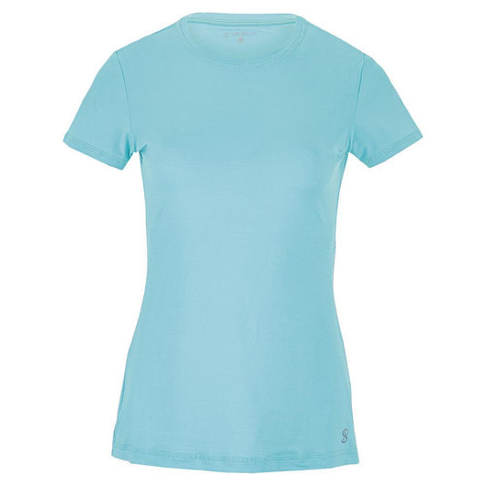 Women's UV Short Sleeve Tennis Top Womens Apparel SOFIBELLA Air XS