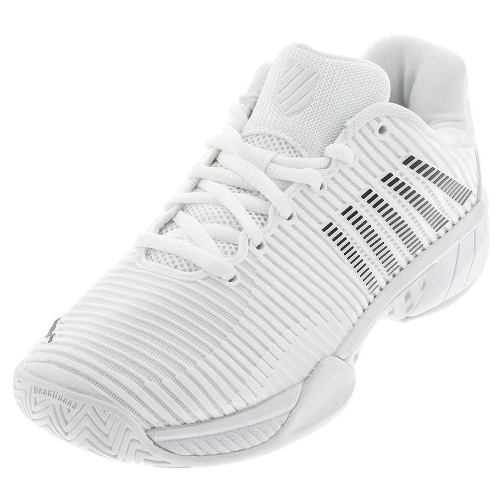 Women's Hypercourt Express 2 Tennis Shoes White and Black Womens Shoes K-SWISS