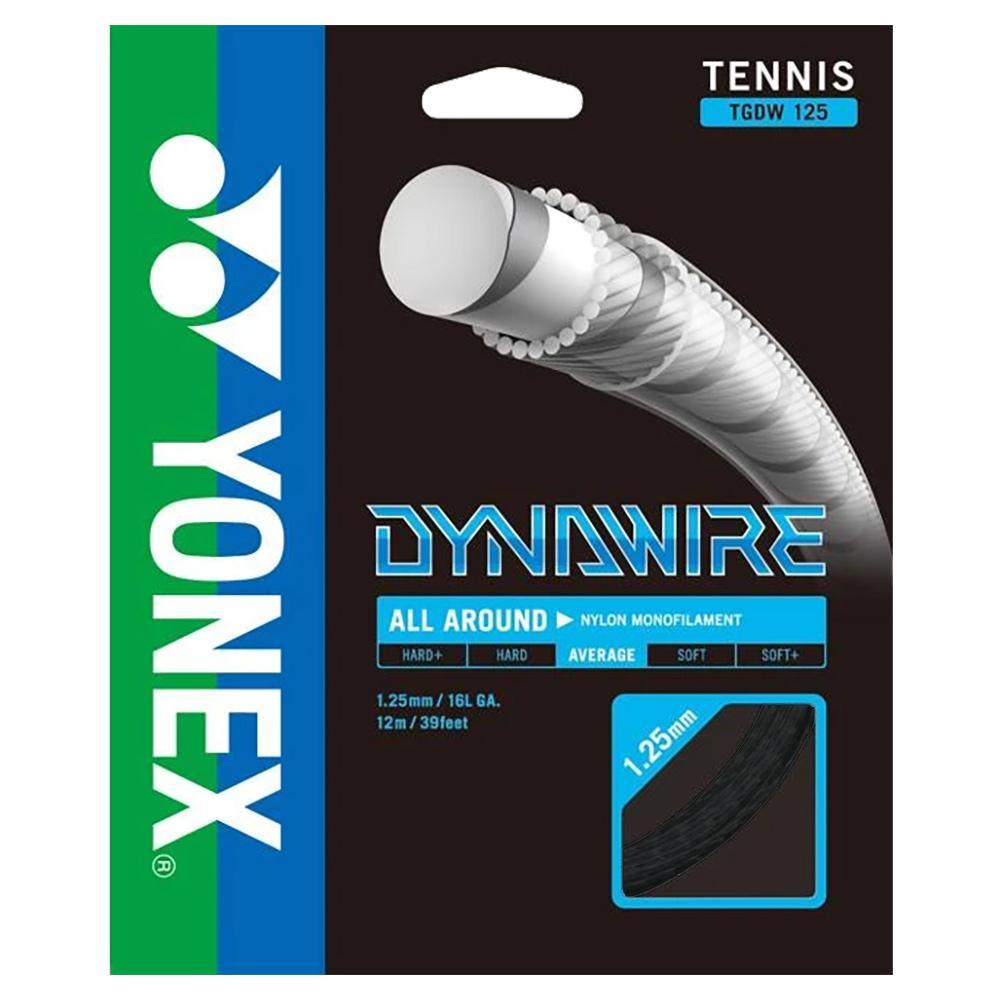 Dynawire Synthetic Gut Tennis String Strings YONEX Black 16