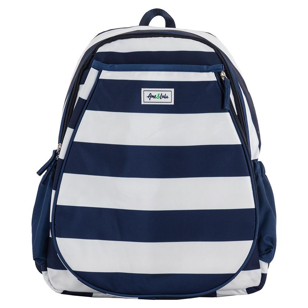Women's Game On Tennis Backpack Holiday Gifts AME AND LULU 110 Blue ONE_SIZE