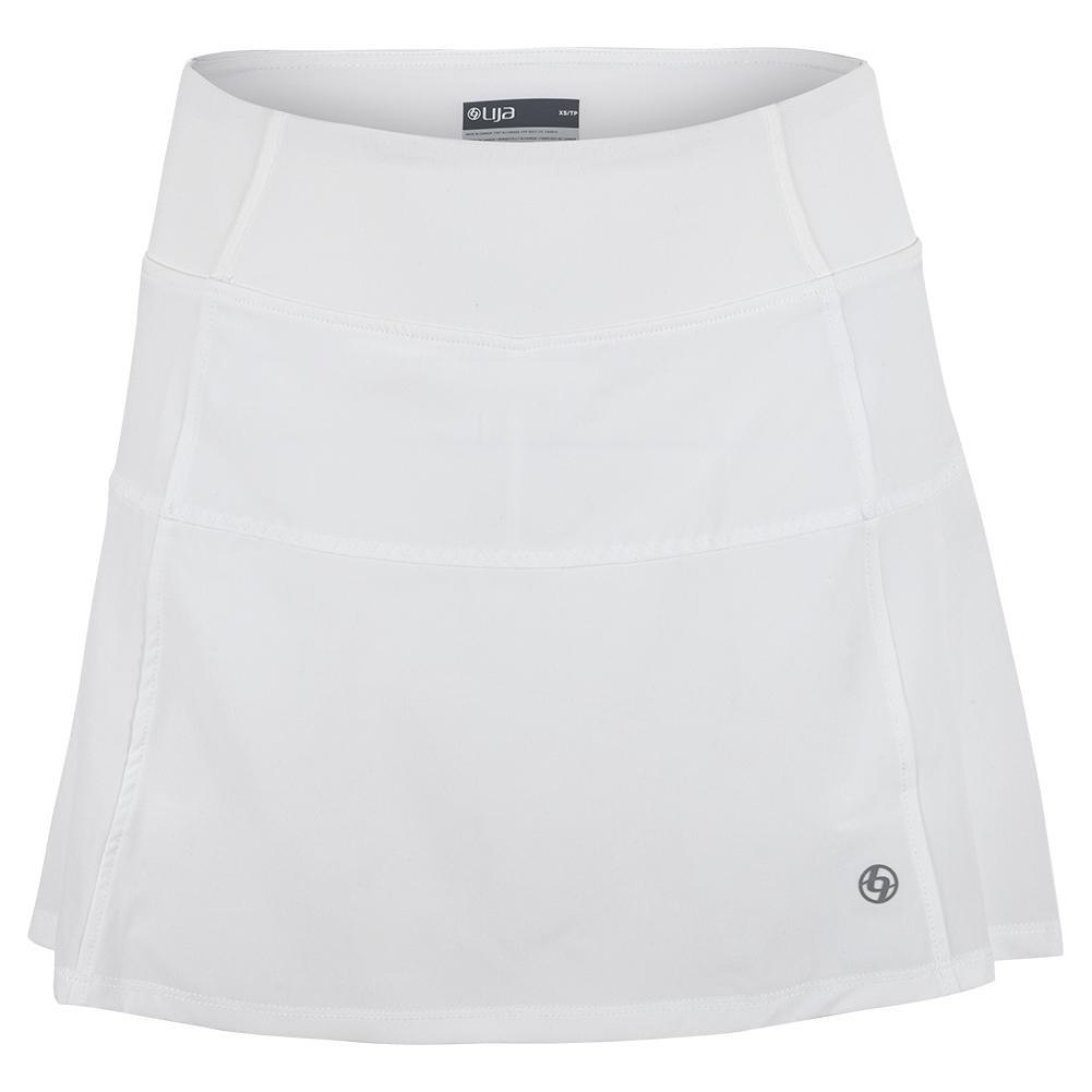 Women`s Deuce Tennis Skort WOMENS APPAREL LIJA White XS