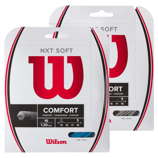 NXT Soft 16G Tennis String Strings WILSON Natural 16