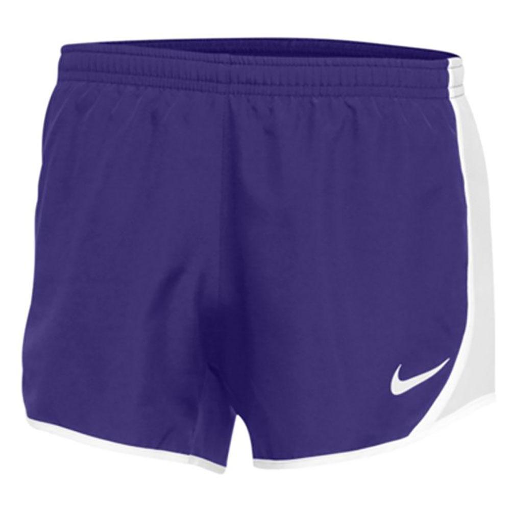 Girls' Dry Tempo Short Junior Team Gear NIKE Purple/Wht XS