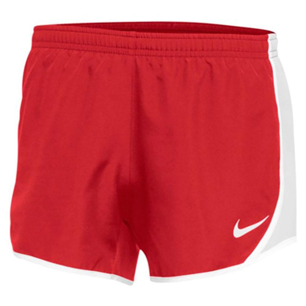 Girls' Dry Tempo Short Junior Team Gear NIKE Scarlet/Wht XS
