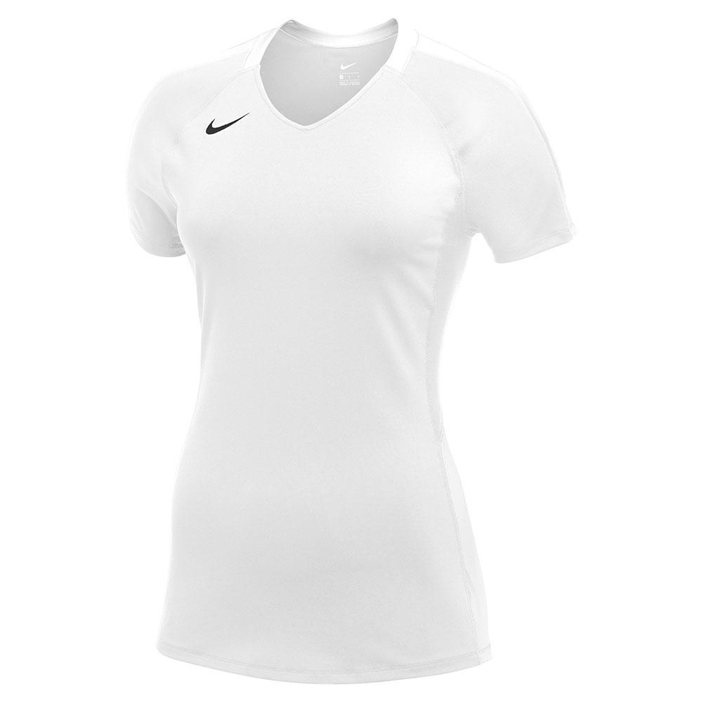 Girls' Vapor Pro Jersey Junior Team Gear NIKE White/White XS
