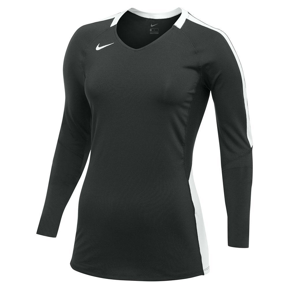 Girls' Vapor Pro LS Jersey Junior Team Gear NIKE Anthracite Grey XS