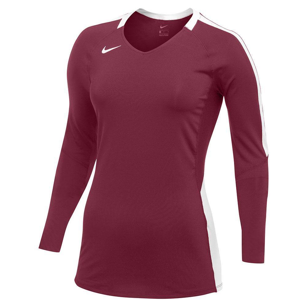 Girls' Vapor Pro LS Jersey Junior Team Gear NIKE Cardinal XS