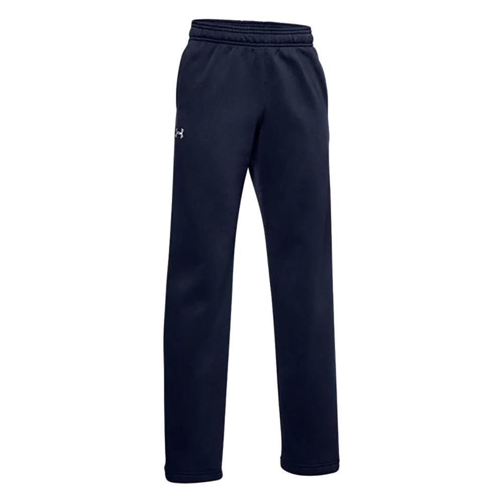 Youth Hustle Fleece Pant Junior Team Gear UNDER ARMOUR Navy S