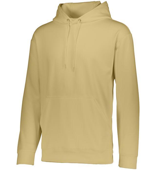 Youth Wicking Fleece Hoodie Junior Team Gear AUGUSTA 023_VEGAS_GOLD S