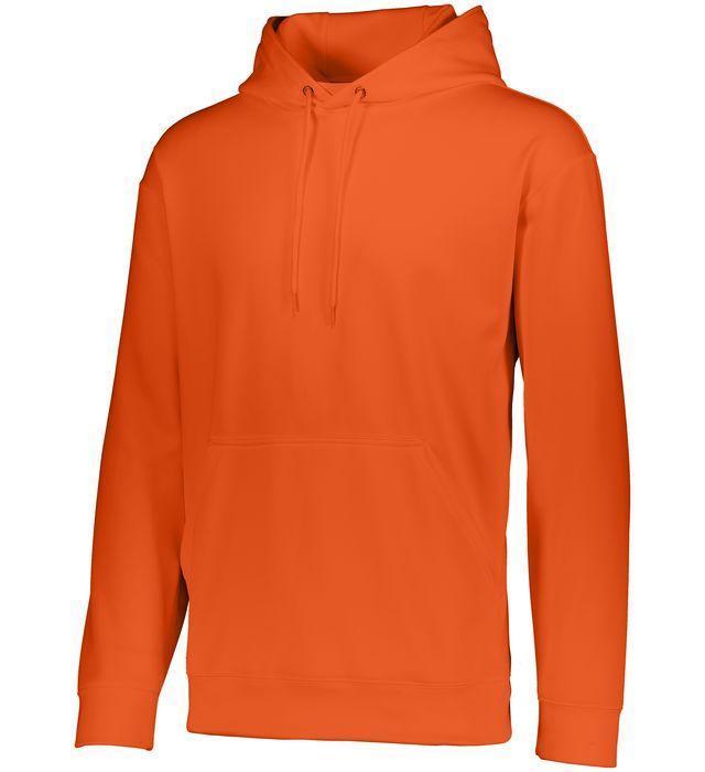 Youth Wicking Fleece Hoodie Junior Team Gear AUGUSTA 029_ORANGE S