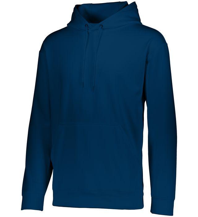 Youth Wicking Fleece Hoodie Junior Team Gear AUGUSTA 065_NAVY S
