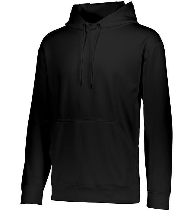 Youth Wicking Fleece Hoodie Junior Team Gear AUGUSTA 080_BLACK S