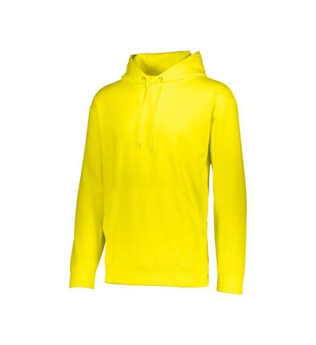Youth Wicking Fleece Hoodie Junior Team Gear AUGUSTA 810_PWR_YELLOW S