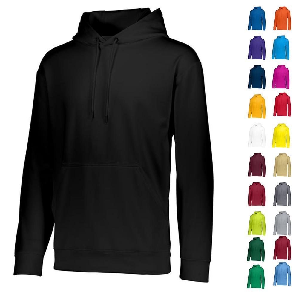Youth Wicking Fleece Hoodie Junior Team Gear AUGUSTA