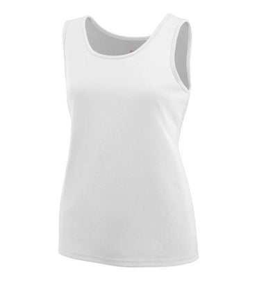Girls Training Tank Junior Team Gear AUGUSTA White S