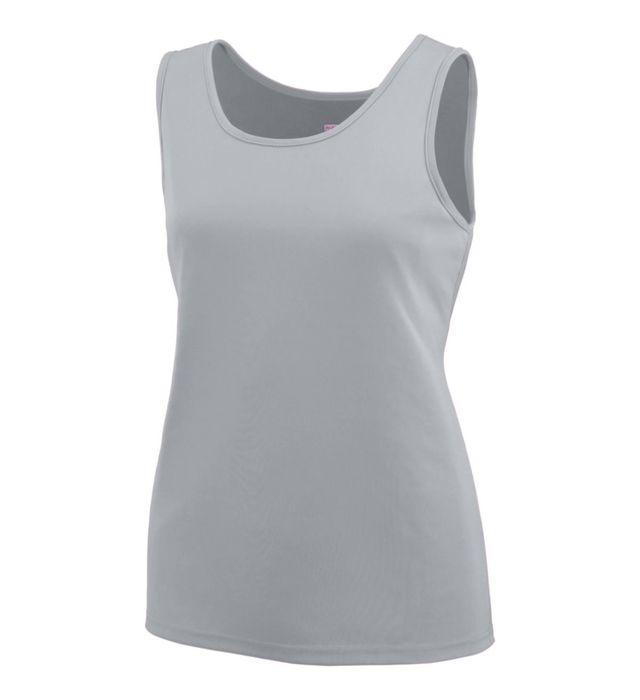 Girls Training Tank Junior Team Gear AUGUSTA Silver S