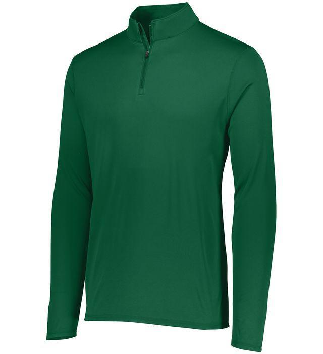 Youth Attain Wicking 1/4 Zip Junior Team Gear AUGUSTA Green S