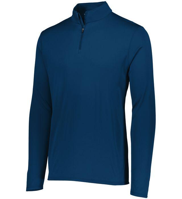 Youth Attain Wicking 1/4 Zip Junior Team Gear AUGUSTA Navy S
