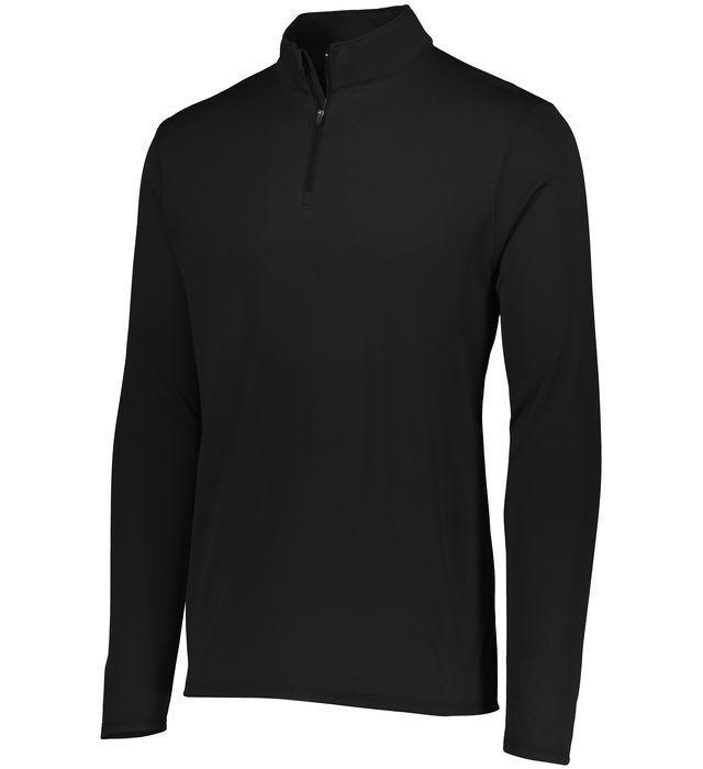 Youth Attain Wicking 1/4 Zip Junior Team Gear AUGUSTA Black S