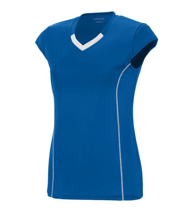 Girls' Blash Jersey Junior Team Gear AUGUSTA Royal/Wht S
