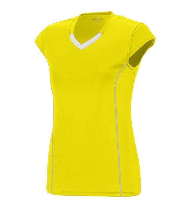 Girls' Blash Jersey Junior Team Gear AUGUSTA Yellow/Wht S