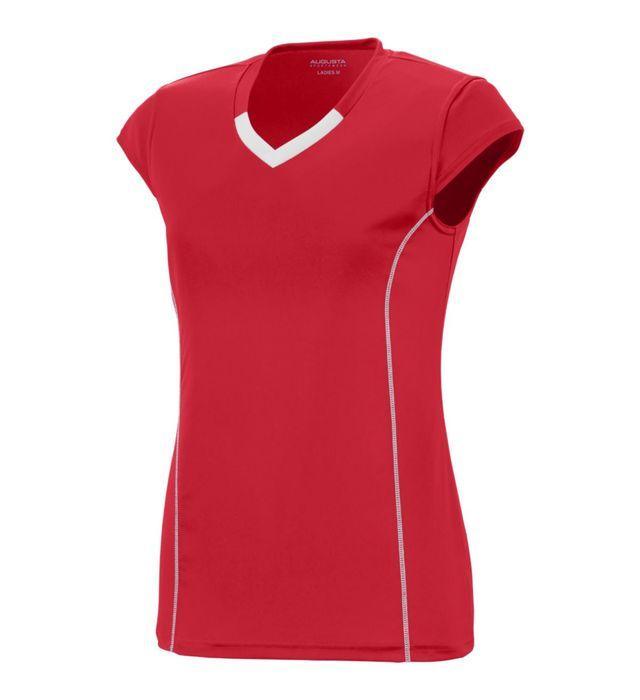 Girls' Blash Jersey Junior Team Gear AUGUSTA Red/Wht S