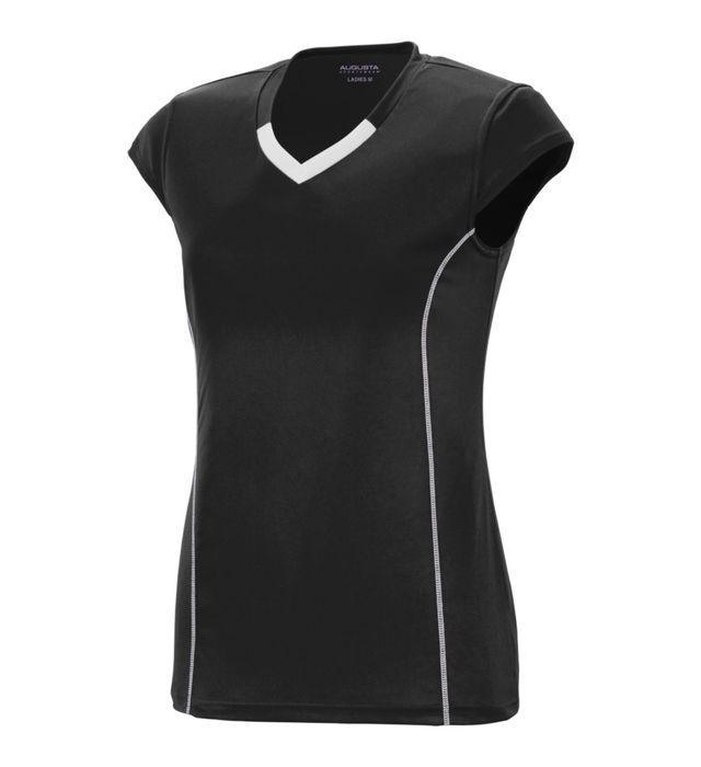 Girls' Blash Jersey Junior Team Gear AUGUSTA Black/Wht S