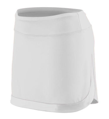 Girls` Action Color Block Skort Junior Team Gear AUGUSTA White/Wht S