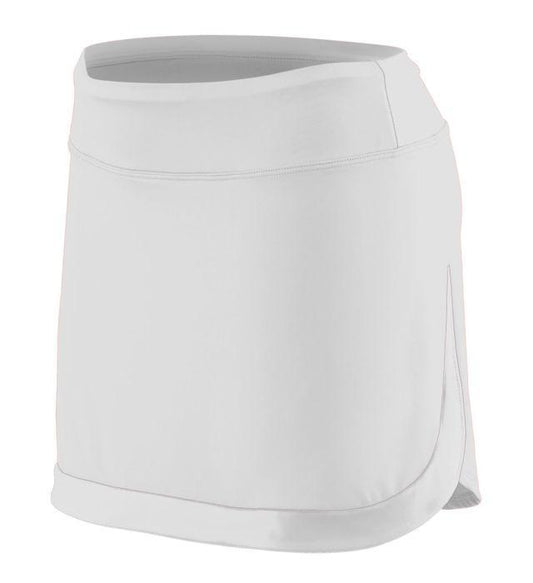 Girls` Action Color Block Skort Junior Team Gear AUGUSTA White/Wht S
