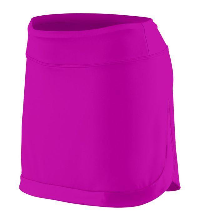 Girls` Action Color Block Skort Junior Team Gear AUGUSTA Pink S