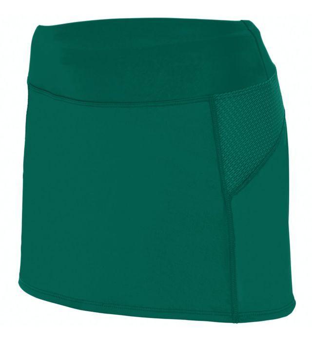 Girls` Femfit Skort Junior Team Gear AUGUSTA Green S
