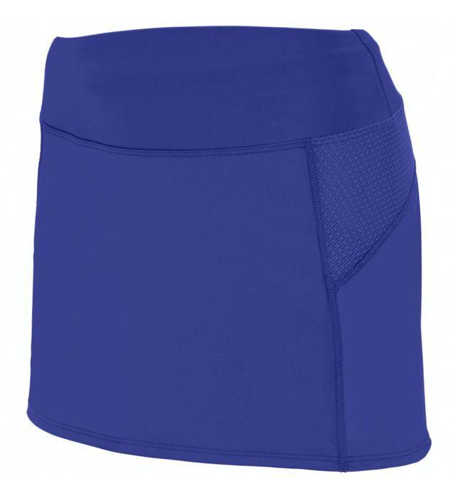 Girls` Femfit Skort Junior Team Gear AUGUSTA Purple S