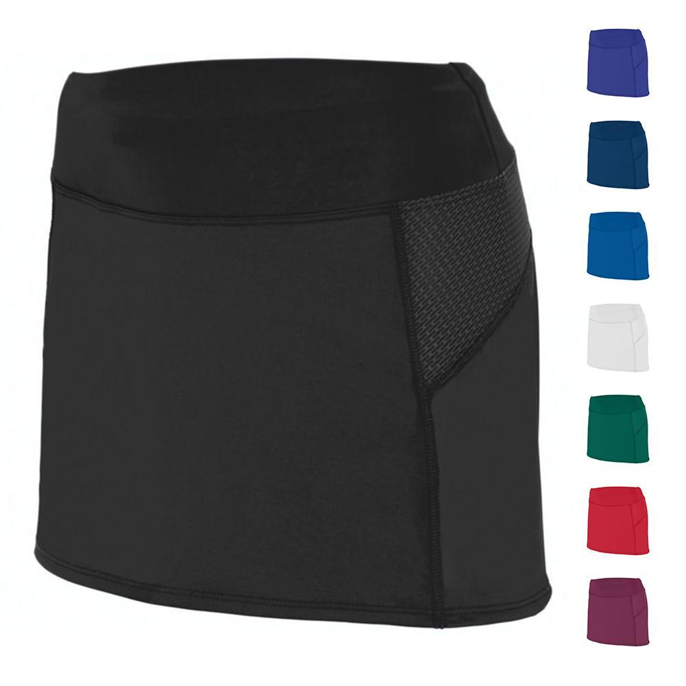 Girls` Femfit Skort Junior Team Gear AUGUSTA