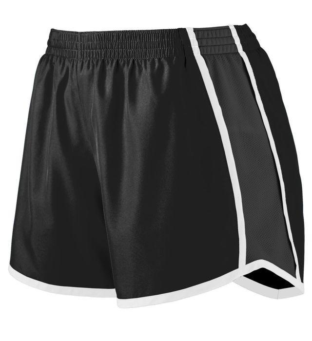 Girls' Pulse Team Shorts Junior Team Gear AUGUSTA Black S